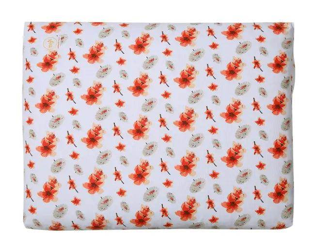 Floral Patterned Yoga Meditation Cushion for Comfort and Style - Estalios
