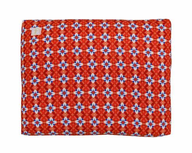 Floral Patterned Yoga Meditation Cushion for Comfort and Style - Estalios