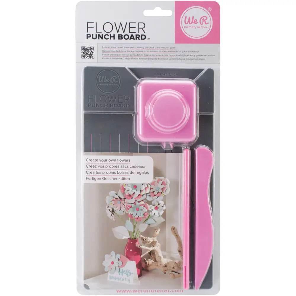 Unleash your Inner Artist with the Flower Punch Board Kit! Get Ready to Bloom with Creativity Using our Flower Punch Board Crafting Kit! this All- - Estalios