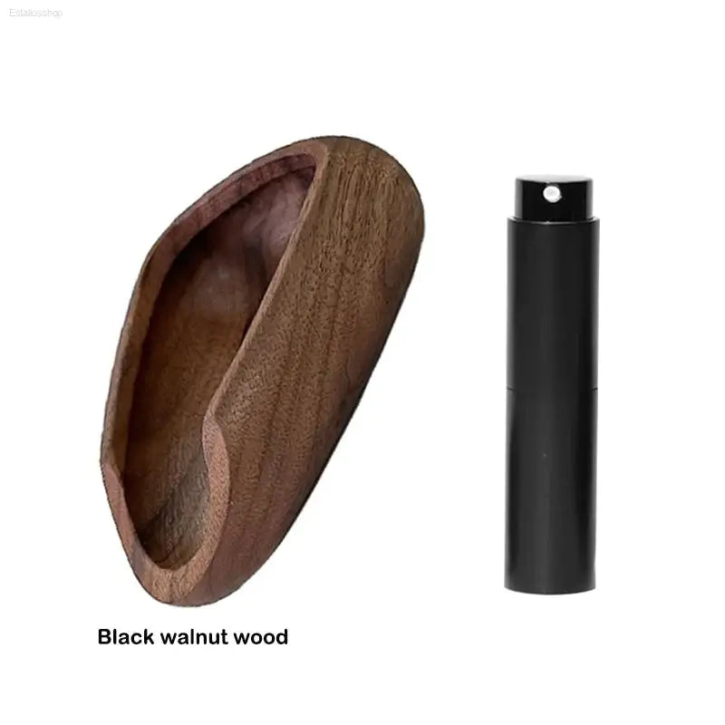 FLYMUYU 2-in-1 Wooden Coffee Bean Dosing Cup & Spray Bottle Set - Elevate Your Brewing Experience!