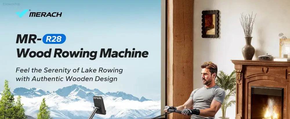 Foldable Water Rowing Machine for Home, 400LBS Capacity - Estalios