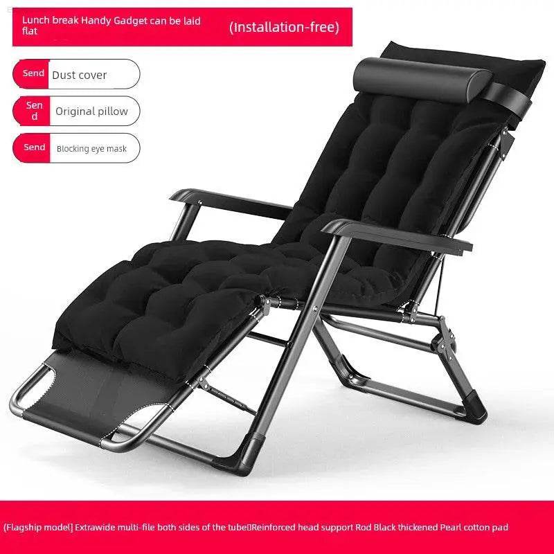 Folding Bed Single Bed Office Lunch Break Recliner Bed for Lunch Break For Home Adult Simple Accompanying Bed Portable Camp Bed - Estalios