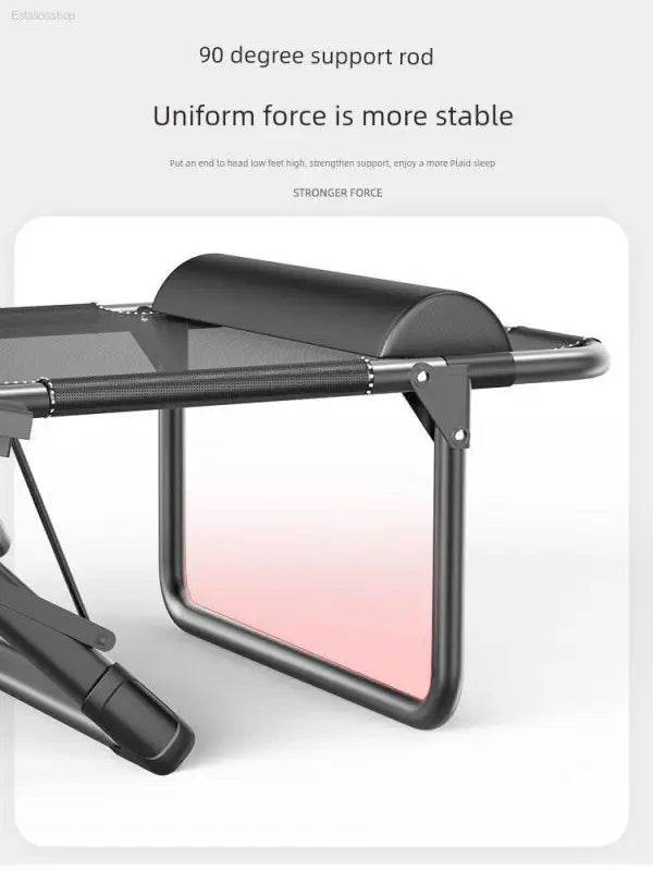 Folding Bed Single Recliner Noon Break Bed For Home Simple Accompanying Bed Handy Gadget Portable Camp Bed Office Bed for Lunch Break - Estalios