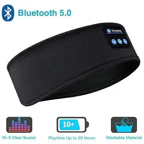 Fone Bluetooth Sports Sleeping Headband - Black - Other