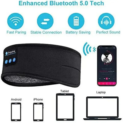 Fone Bluetooth Sports Sleeping Headband with device connectivity for on-the-go comfort