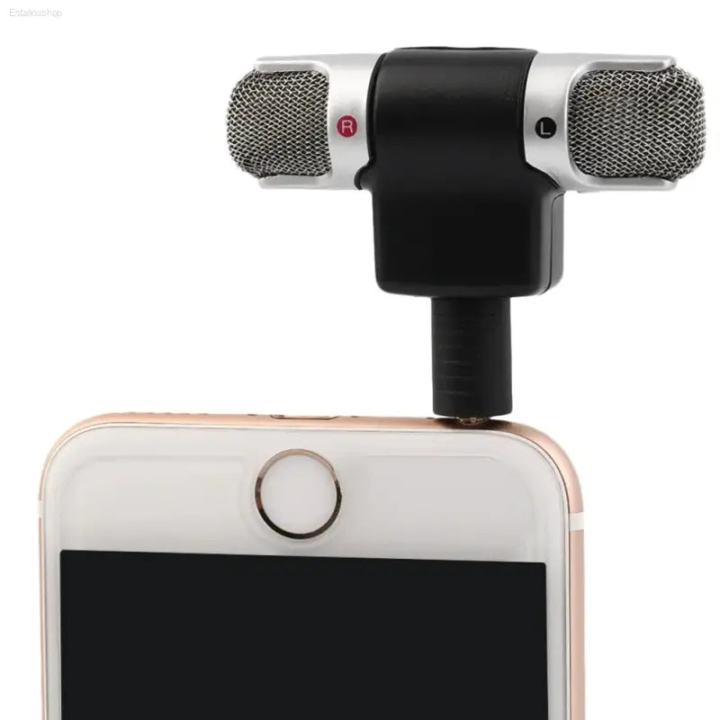 FORNORM 3.5mm Jack Mini Digital Stereo Microphone Recorder - Perfect for Karaoke & Singing on Sony MIC-DS70P & Computers