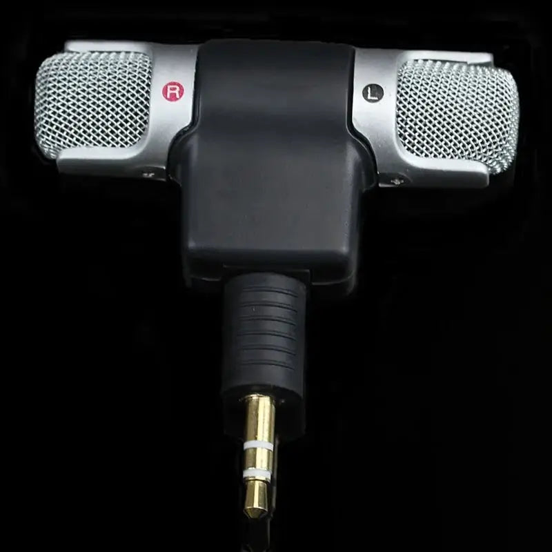 FORNORM 3.5mm Jack Mini Digital Stereo Microphone Recorder - Perfect for Karaoke & Singing on Sony MIC-DS70P & Computers