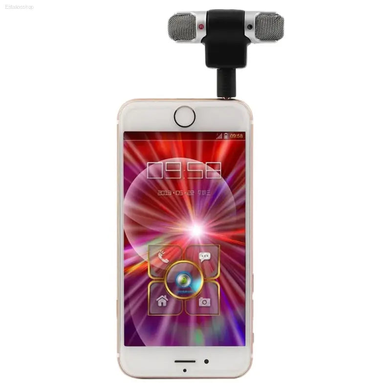 FORNORM 3.5mm Jack Mini Digital Stereo Microphone Recorder - Perfect for Karaoke & Singing on Sony MIC-DS70P & Computers