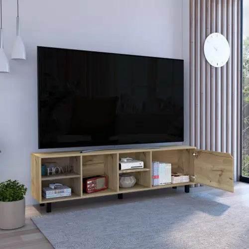 Four Light Oak TV Stands for TVs Up to 70 Inches - Estalios