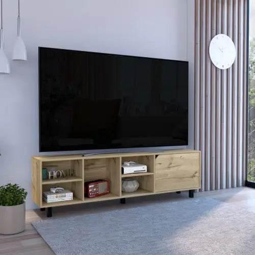 Four Light Oak TV Stands for TVs Up to 70 Inches - Estalios
