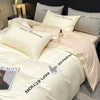 Four-Piece Set All Cotton Pure Cotton 2025 New Arrival Bed Sheets Quilt Cover Bedspread Accessible Luxury Fancy Bed Three-Piece Set Single - Estalios
