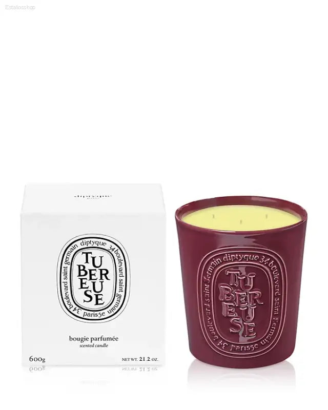 🌸 Fragrant Escape – DIPTYQUE Tuberose Magnum Candle 21.2 Oz | Perfect for Creating a Serene Atmosphere - 21.2 oz