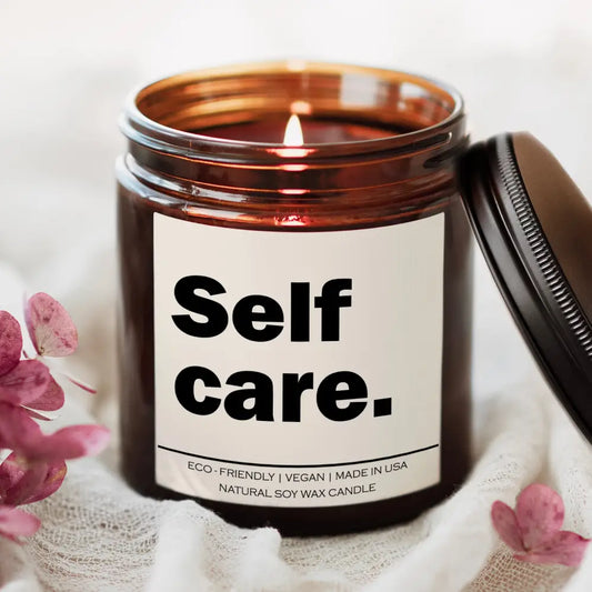 Lit Fresh Balsam Self Care Candle with spiced pumpkin ginger fragrance for relaxation