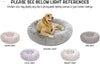 Friends Forever Fluffy Faux Fur Dog Bed - Calming Plush Sofa for Large Dogs, Machine Washable & Non-Slip, 36"x36"x8", Grey