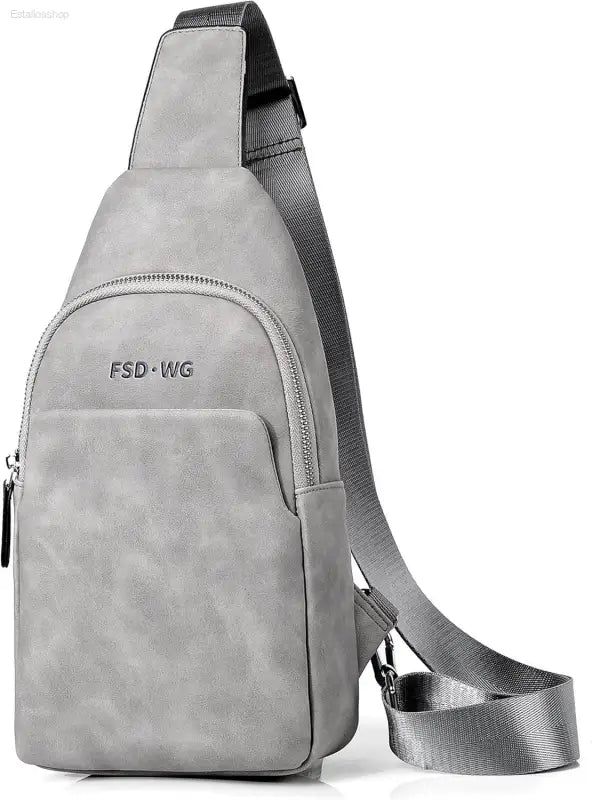 FSD.WG Men's Water-Resistant Sling Backpack - Versatile Crossbody Shoulder Bag for Travel - Estalios