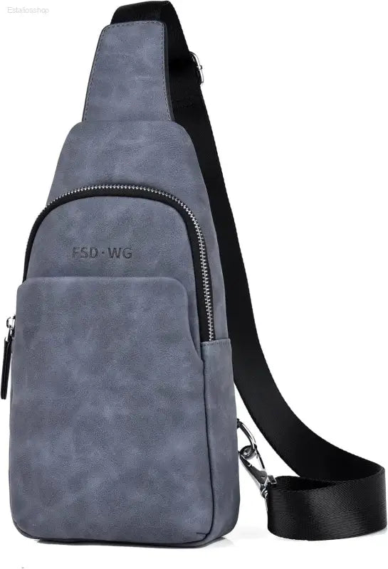 FSD.WG Men's Water-Resistant Sling Backpack - Versatile Crossbody Shoulder Bag for Travel - Estalios