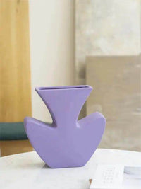 Mesmerizing Lilac Ceramic Vase Enhances Any Home Decor - Estalios