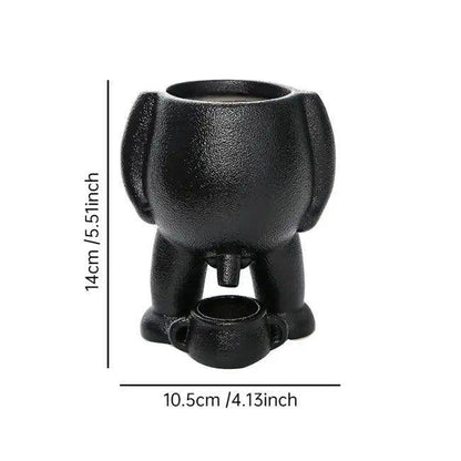 Funny Anthropomorphic Peeing Vase Planter for Unique Decor - Estalios