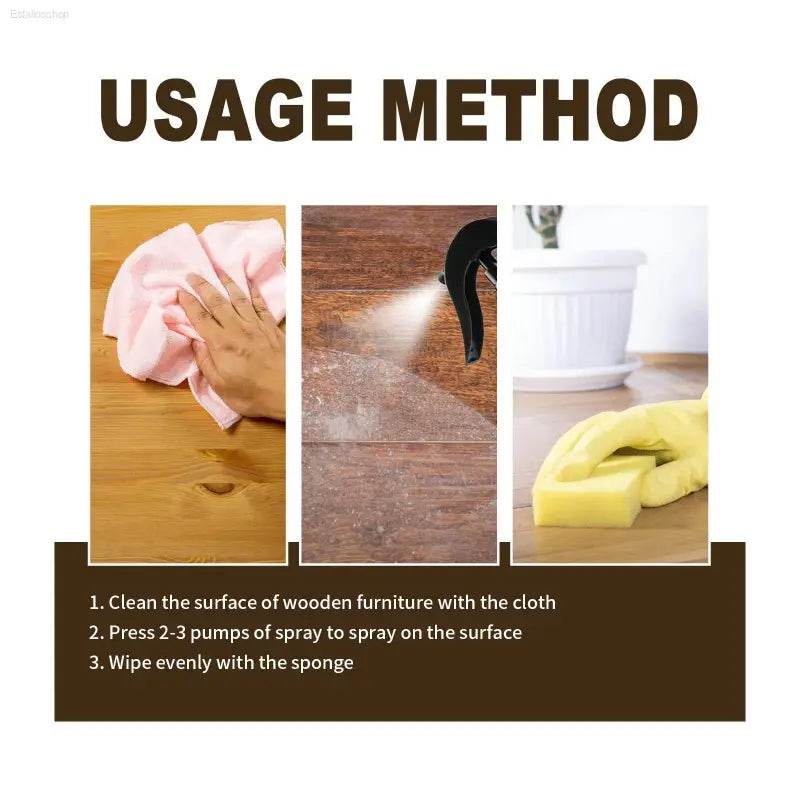 Furniture Beeswax Spray for Polishing and Floor Care - Estalios