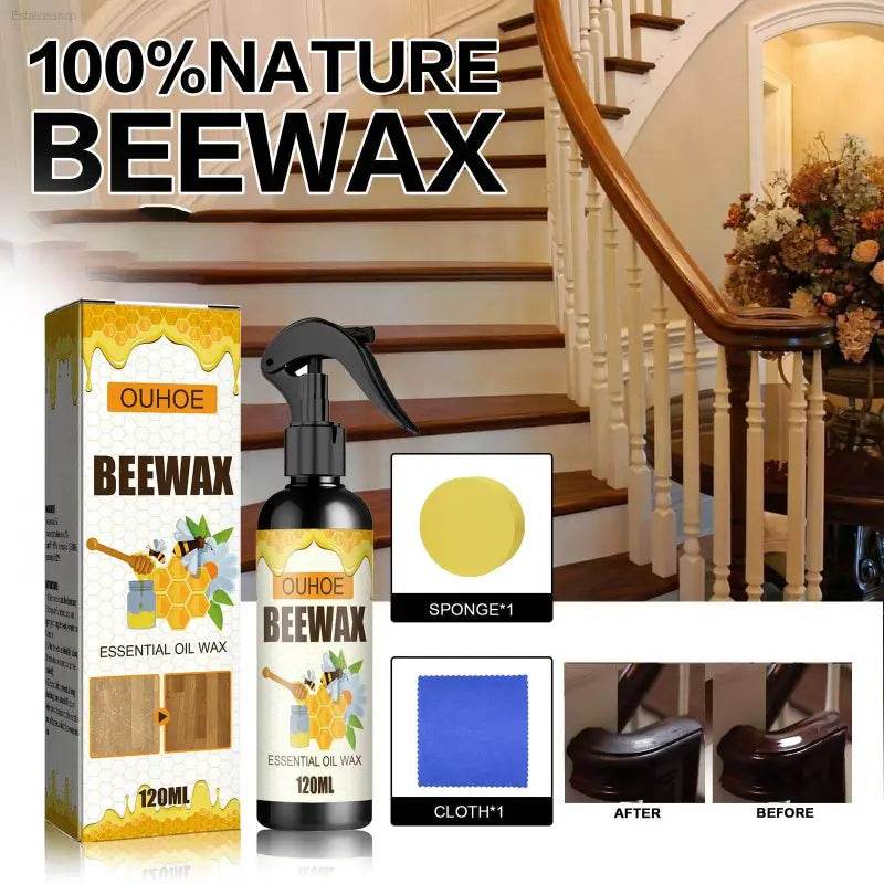 Furniture Beeswax Spray for Polishing and Floor Care - Estalios
