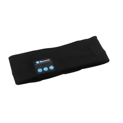 Black Bluetooth headband for Fuzzy Pink Fitness Yoga sessions and workouts