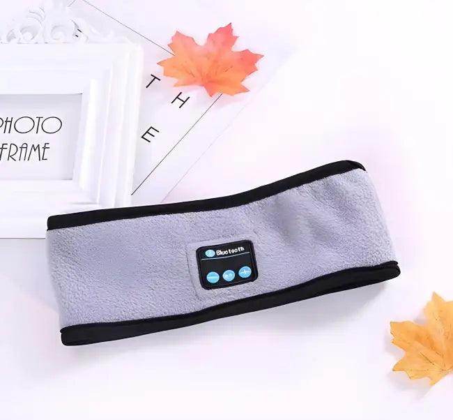 Fuzzy Pink Fitness Yoga Headband with Bluetooth for Outdoor Activities - Estalios