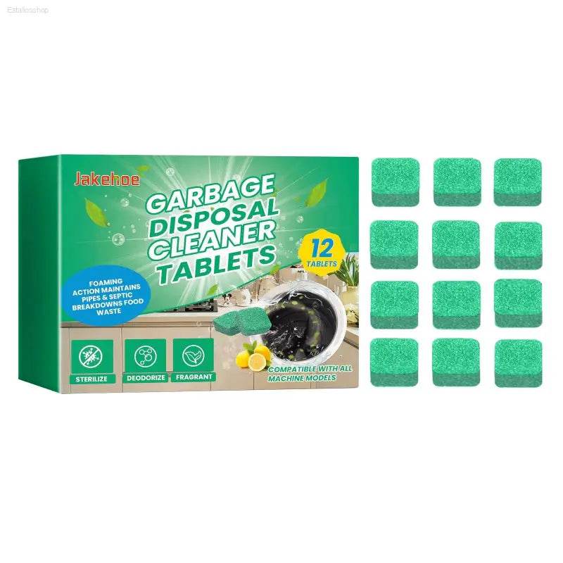 Garbage Disposal Cleaning Block Kitchen Food Waste Agent - Estalios
