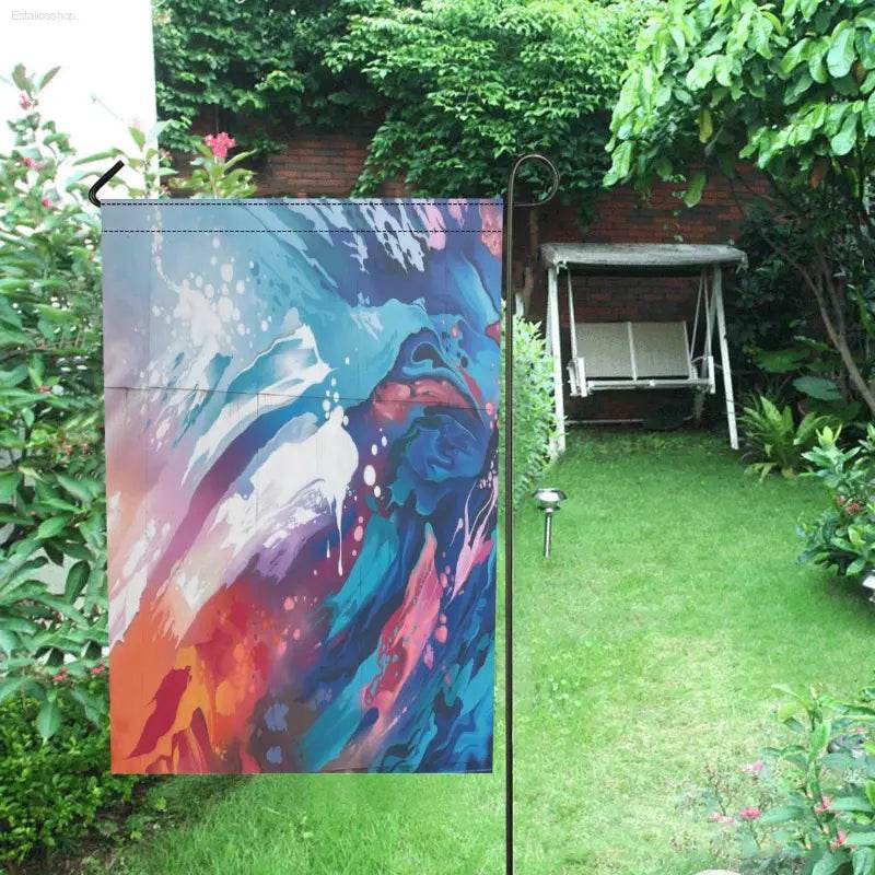 Garden 12x 18 Inch Decorative Flag Made in USA - Estalios