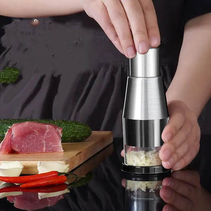 Garlic Crusher Onion Chopper Manual Garlic Press Kitchen Gadget - Estalios