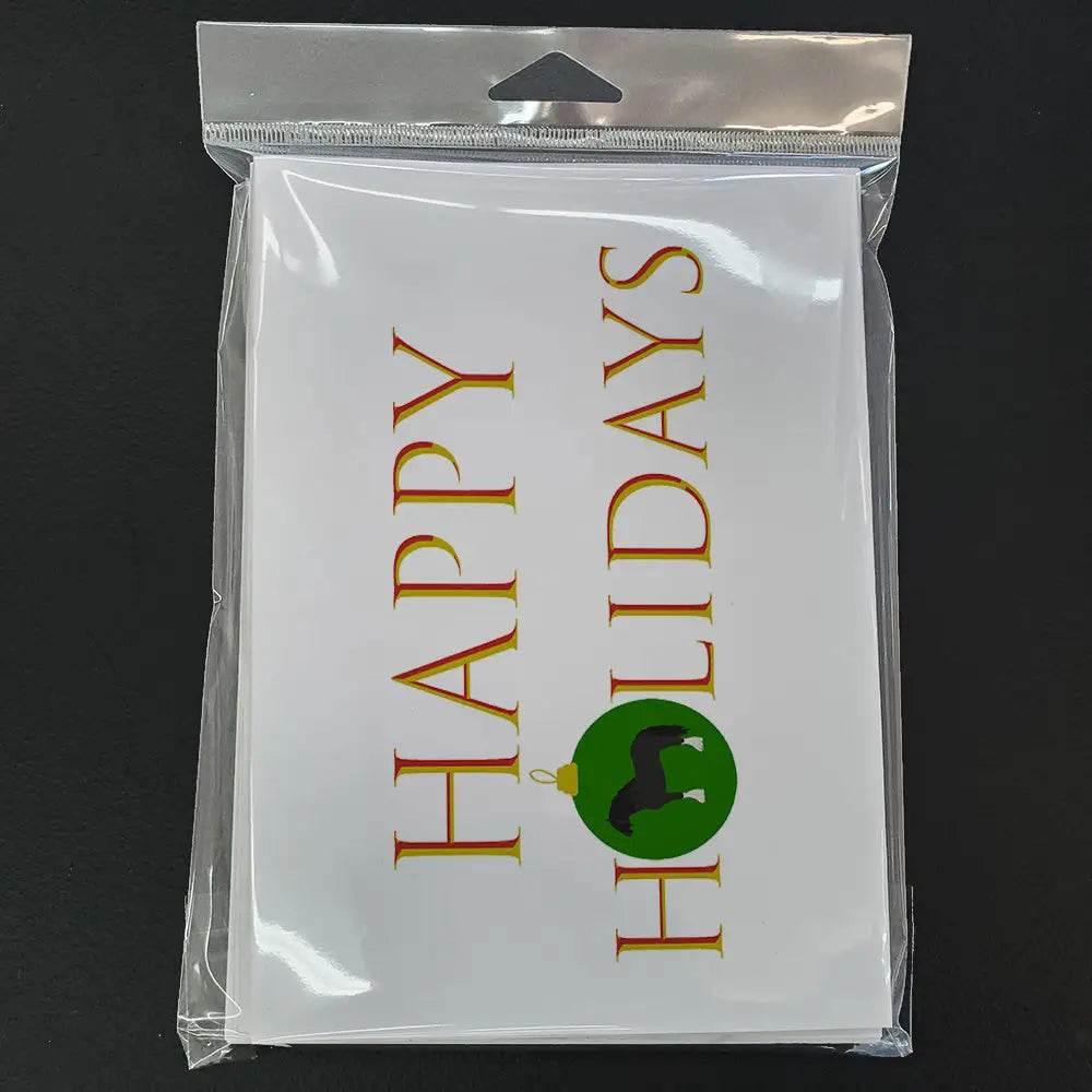 Whimsical Pomeranian Holiday Greeting Cards Pack of 8 - Estalios