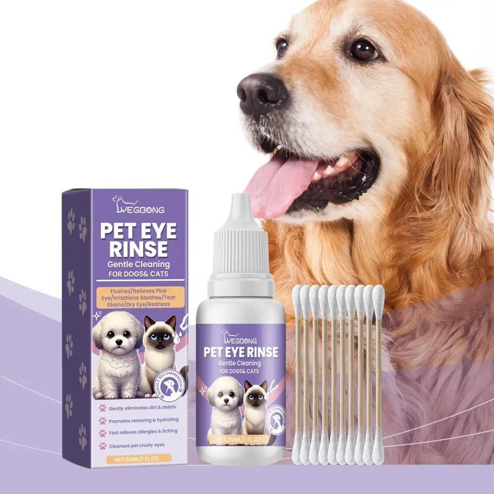 Gentle Eye Wash For Pets Removes Dirt And Tear Stains - Estalios