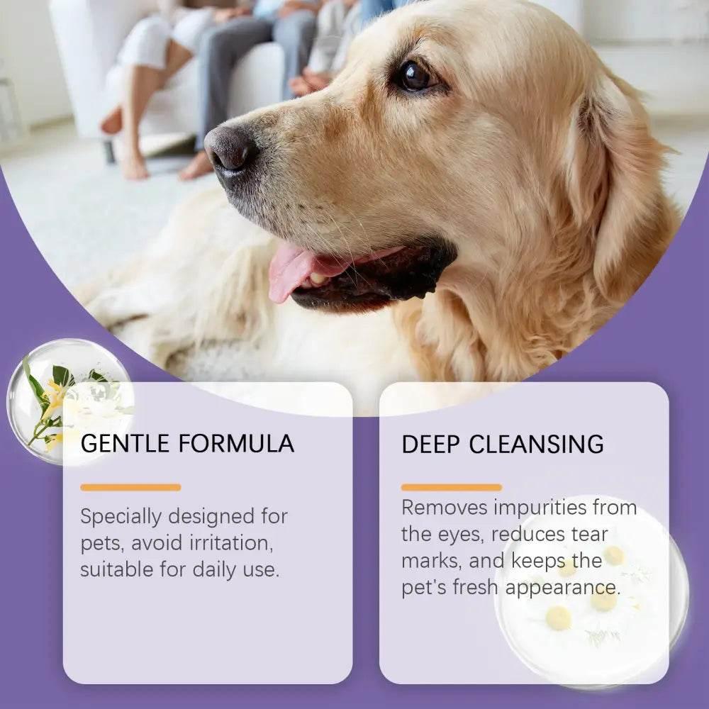 Gentle Eye Wash For Pets Removes Dirt And Tear Stains - Estalios