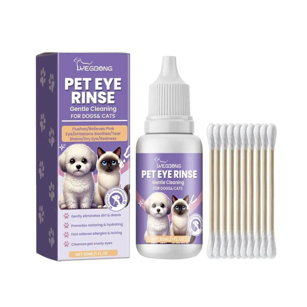 Gentle Eye Wash For Pets Removes Dirt And Tear Stains - Estalios