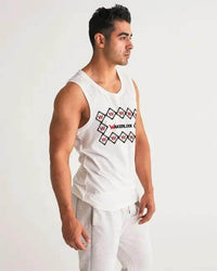 Sleek Geometric White Tank for Effortless Style - Estalios