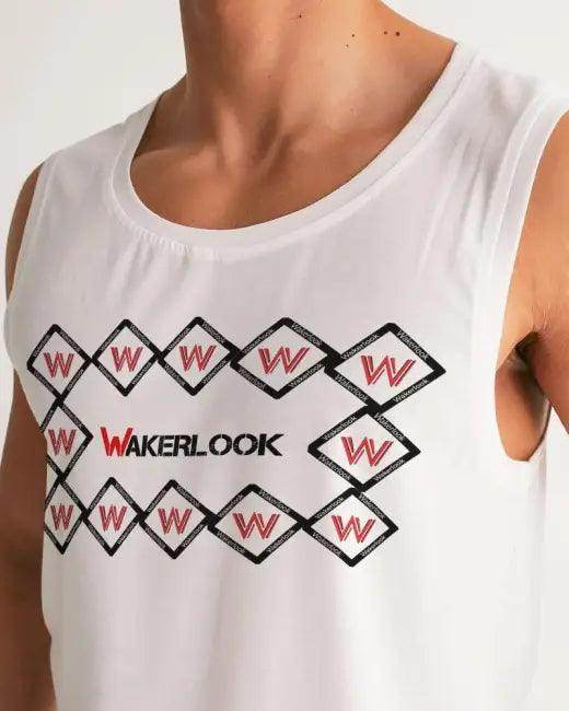 Sleek Geometric White Tank for Effortless Style - Estalios