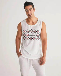 Sleek Geometric White Tank for Effortless Style - Estalios