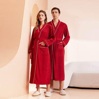 Get Cozy with Vibrant Matching Bathrobe Sets - Estalios