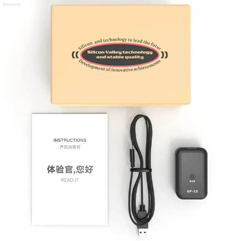 GF22 GPS Tracker Real-Time GPS Locator WiFi+LBS+GPS Position Anti-Theft Anti-Lost Location Tracker Pet Vehicle Tracking Device - Estalios