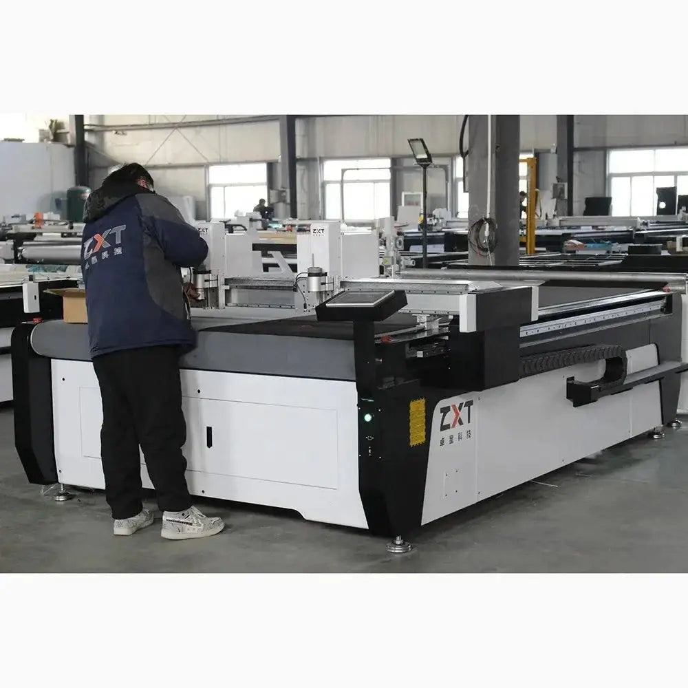 Large format cutting machine for Giant Drop Stitch PVC Surfboard Fabric