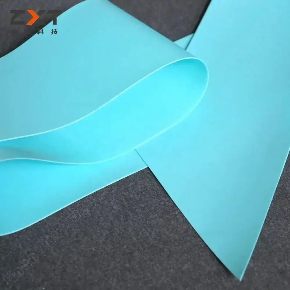 Turquoise silicone sheet of Giant Drop Stitch PVC Surfboard Fabric for inflatable surfboards