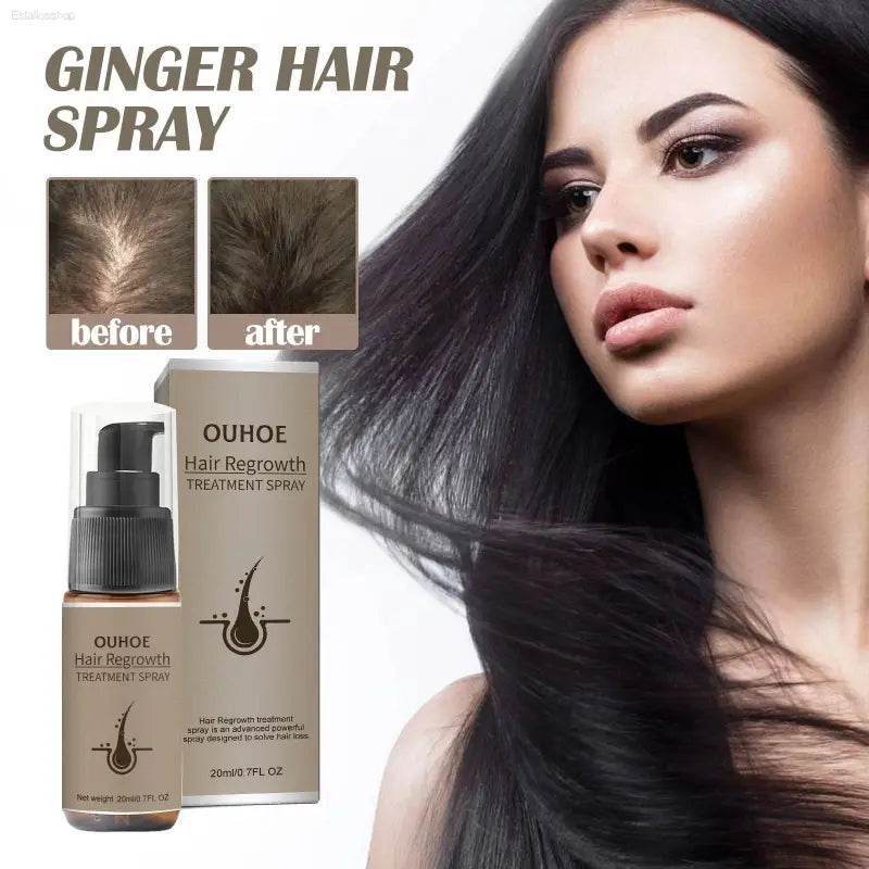 Ginger Hair Spray to Prevent Hair Loss and Strengthen Hair - Estalios