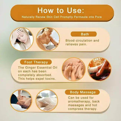 Ginger Oil for Lymphatic Drainage and Wellness Benefits - Estalios