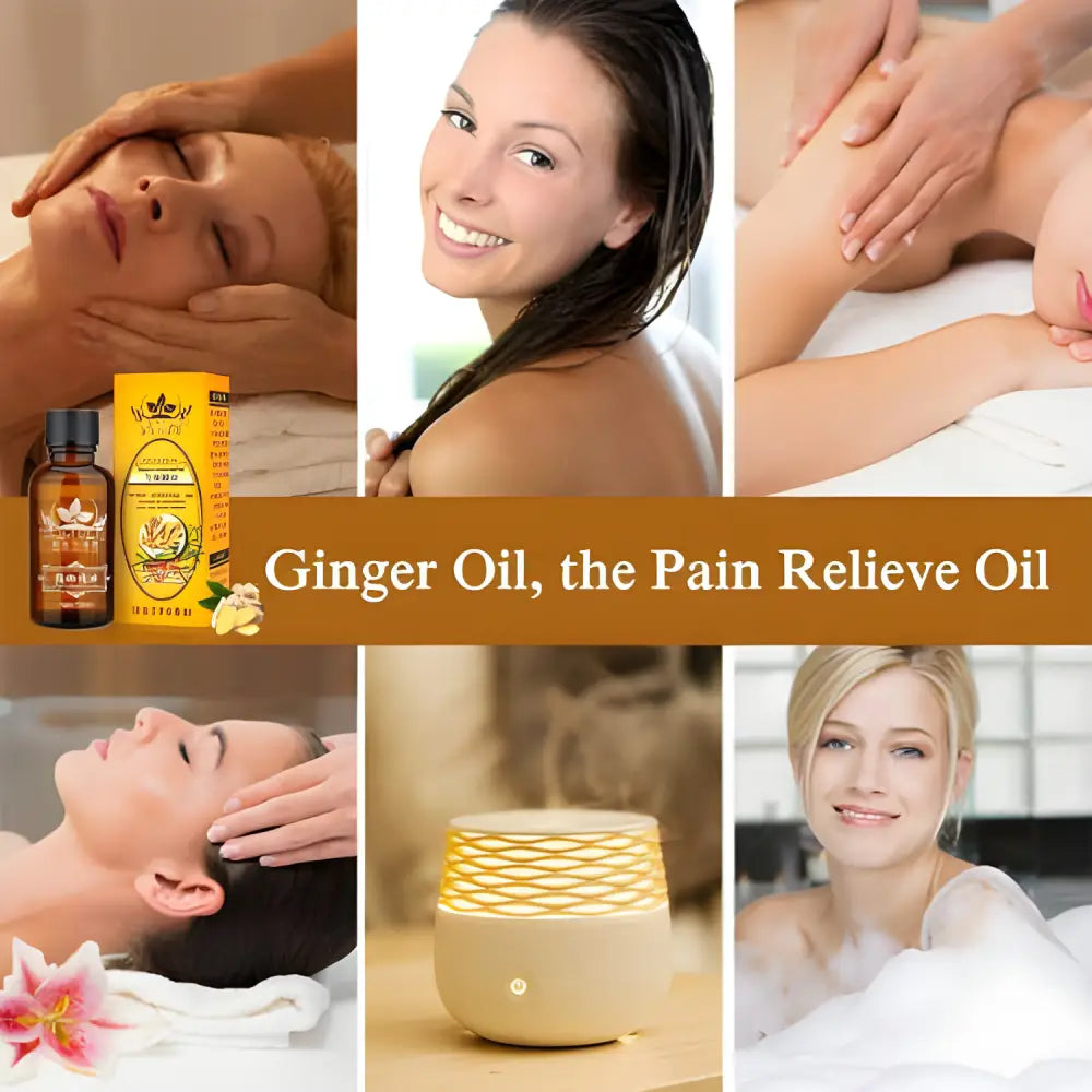 Ginger Oil Therapy for Lymphatic Drainage - Best drainage ginger oil for wellness