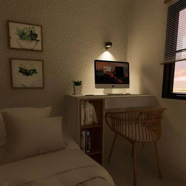 Glowall Illuminating Cozy Workspace for Bedroom Elegance - Estalios