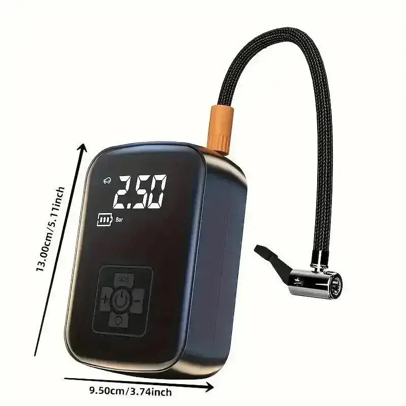 Go Cordless Car Air Pump Digital Tire Inflator for quick tire inflation on the go