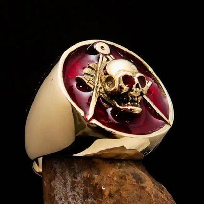 Rock Your Style with Bold Gold Skull Ring Today - Estalios