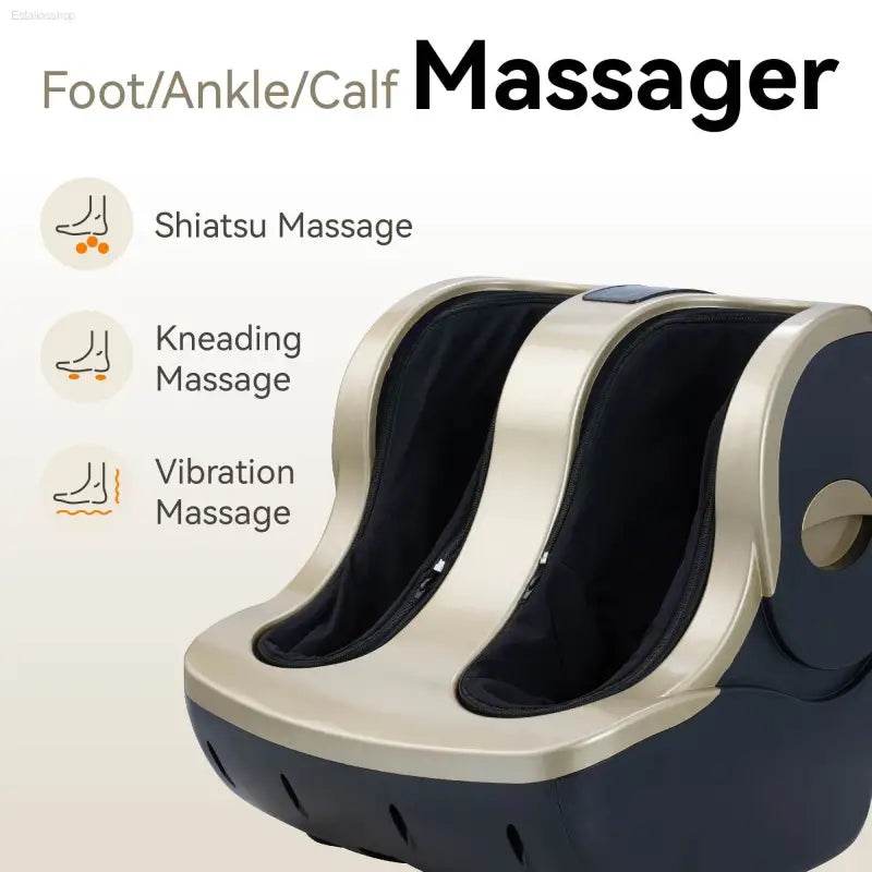Foot and calf massager.