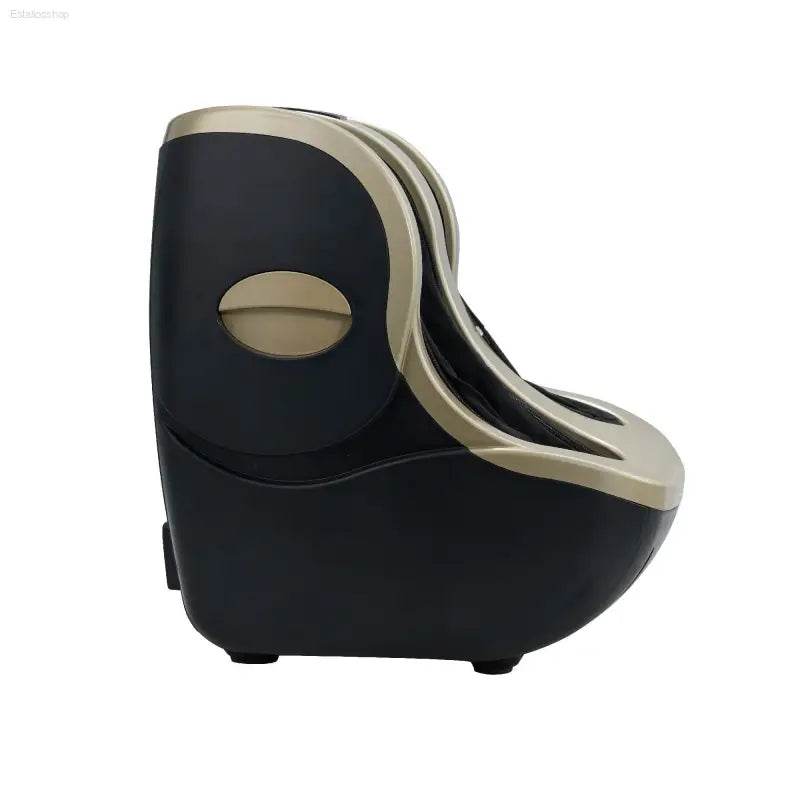 Black and gold foot massager.
