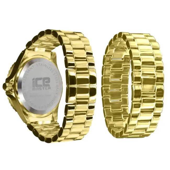 Exquisite Gold Tone Diamond Glitz Wristwatch for Elegance - Estalios