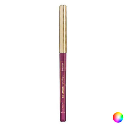 Purple Gold Velvet L’Oreal Eyeliner pencil with gold cap for bold eye looks